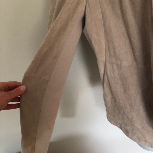 BB Dakota soft suede-like tan waterfall jacket size XS - Picture 3 of 8